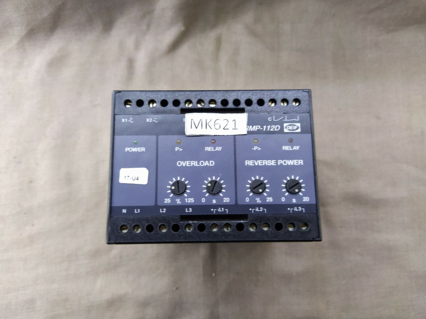 Deif RMP-112D Overload-Reverse Power Relay 400015560.100