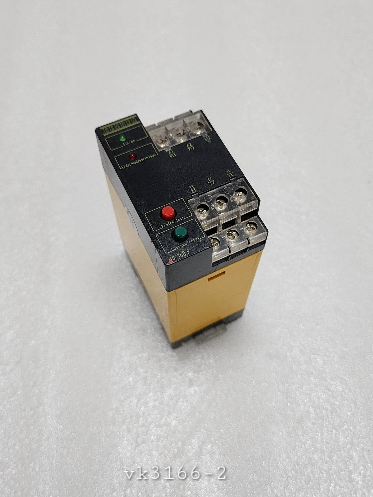 BENDER UG140P EARTH FAULT RELAY B916382 24VDC