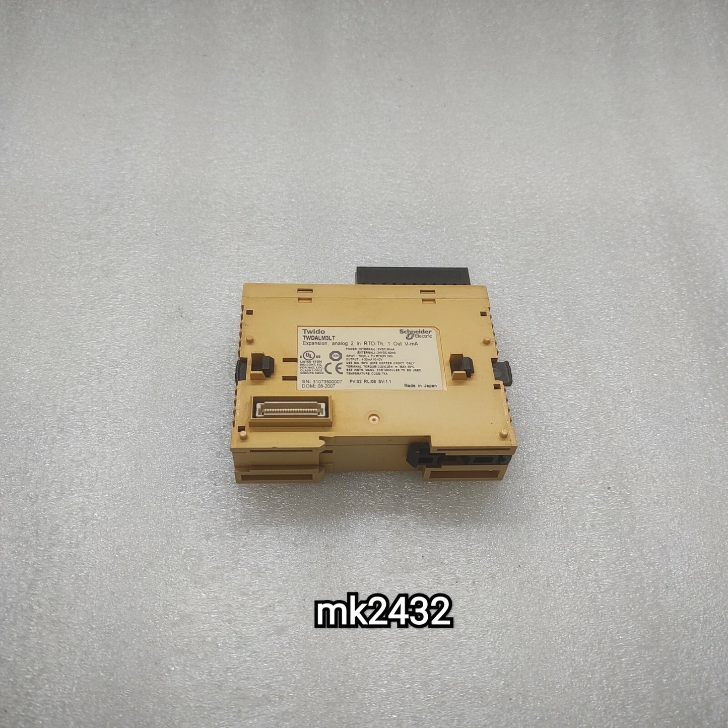 SE TWDALM3LT EXPANSION ANALOG MODULE