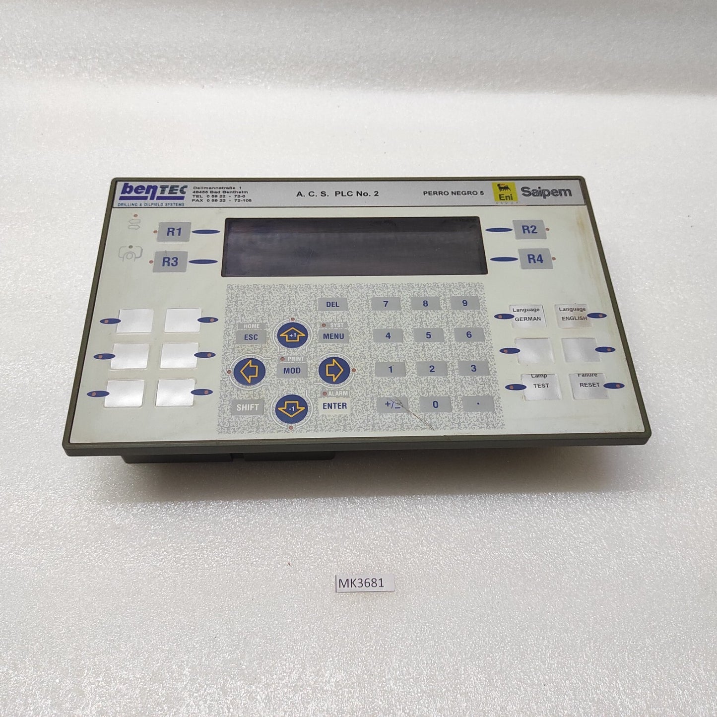 TELEMECANIQUE XBTPM027110 OPERATOR PANEL 24VDC