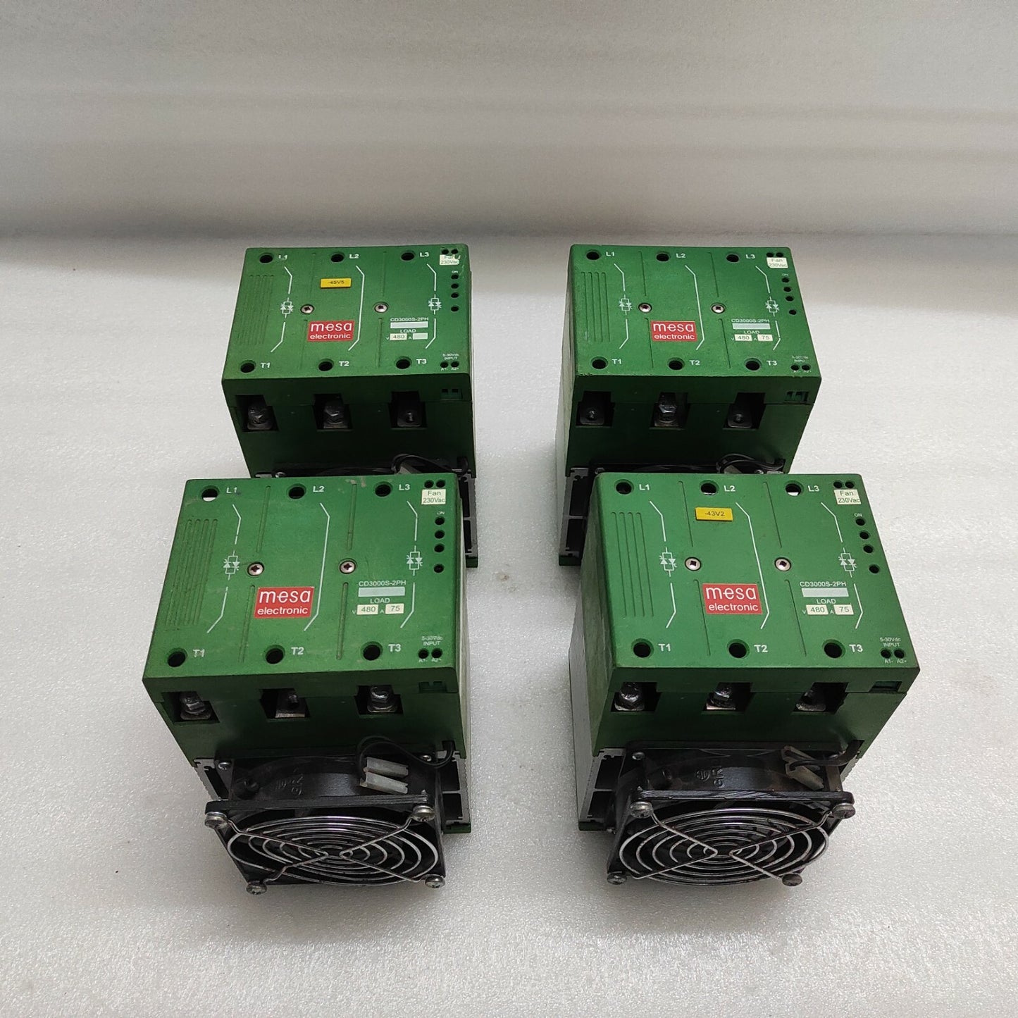 MESA ELECTRONIC CD3000S-2PH/75A/-/480V/NO/SSR/ZC/NF THYRISTOR UNIT