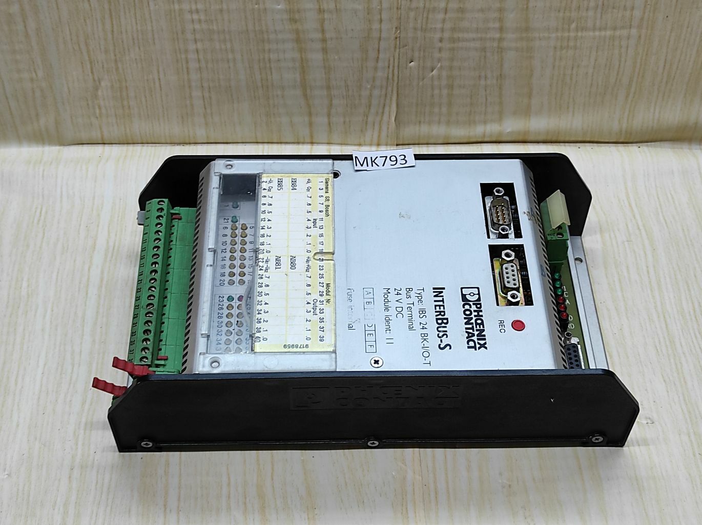 Phoenix Contact INTERBUS-S IBS 24 BK-I/O-T Bus Terminal 24V DC 2759980