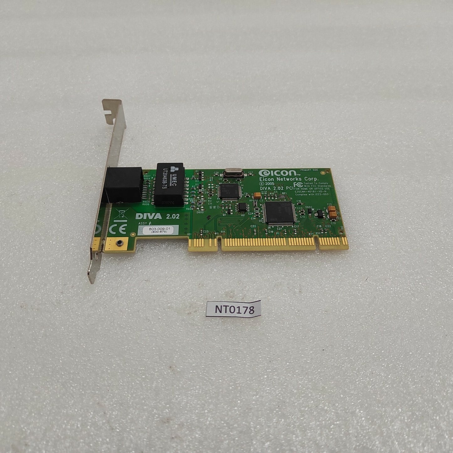 ELCON NETWORK CORP E3SCAN-40181-XD-N NETWORK CARD