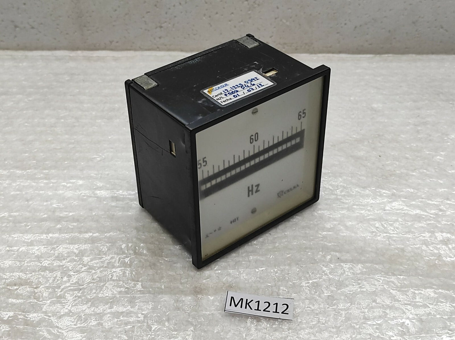Celsa Frequency Counter Meter 440V 55-65 Hz