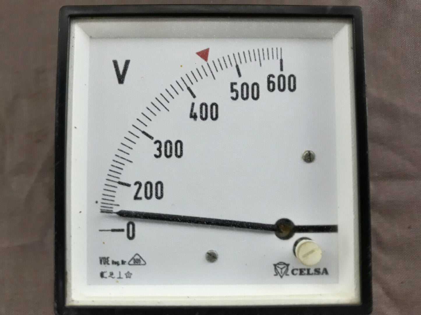 Celsa Volt Meter 0-600 V Voltmeter