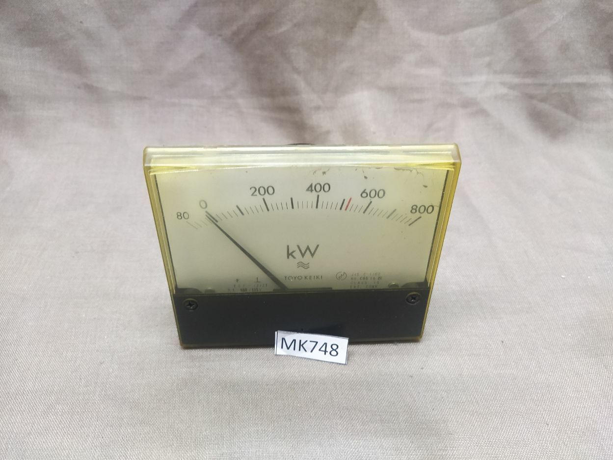 TOYO KEIKI ECF-12NZT WATTMETER PT 460/115V CT 1200/5A 80-800kW