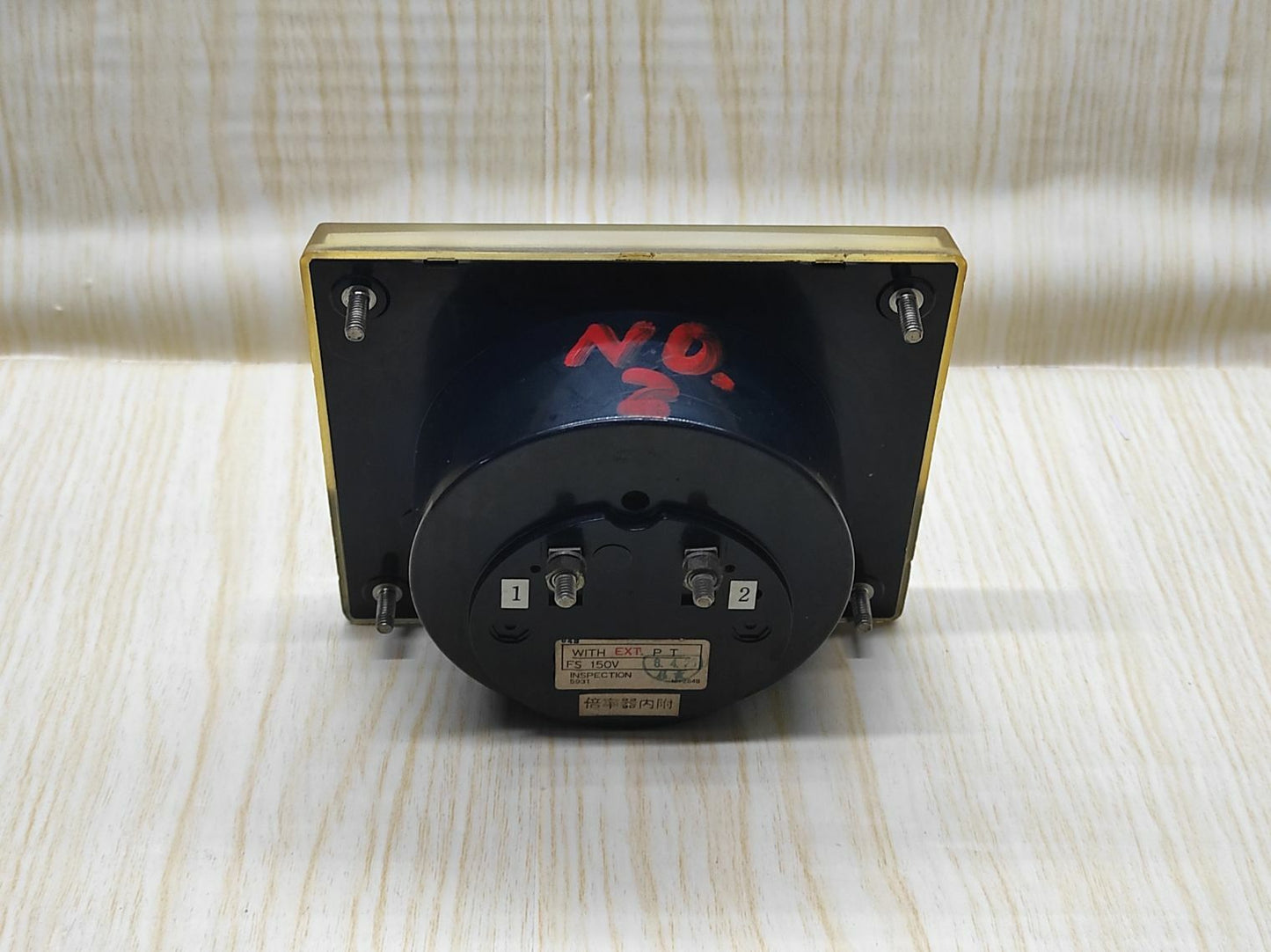 TOYO KEIKI SCF-12NTV VOLT METER PT 460/115V 0-600V