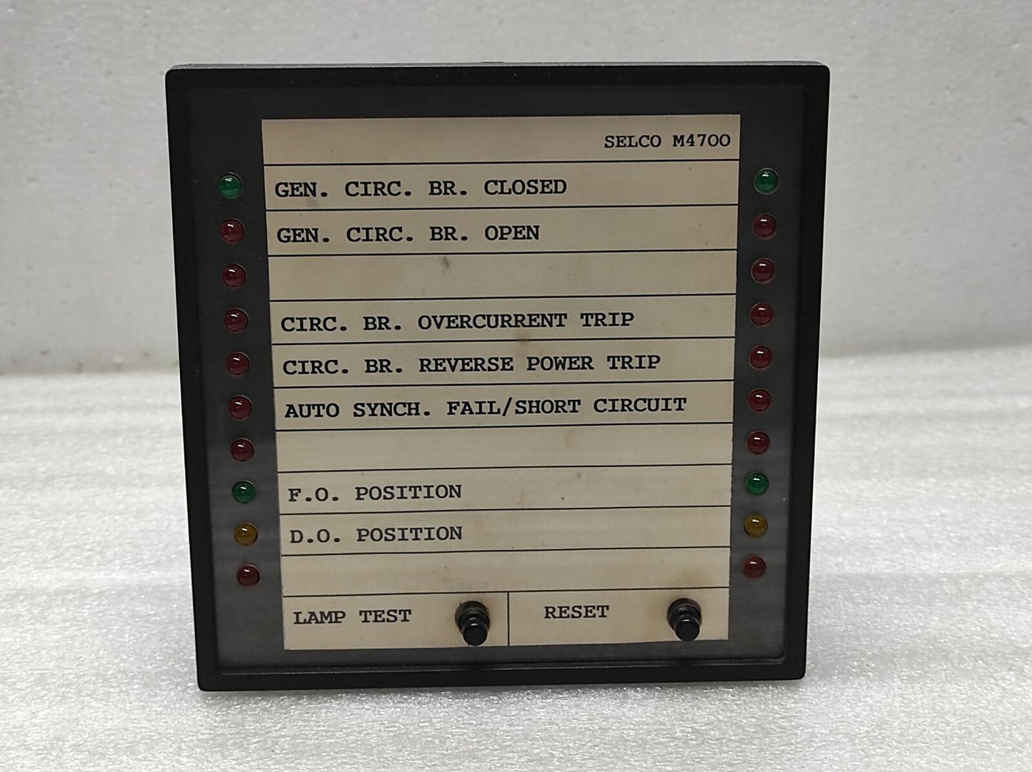 Selco M4700 24VDC Engine Alarm Indicator Panel M4700-00