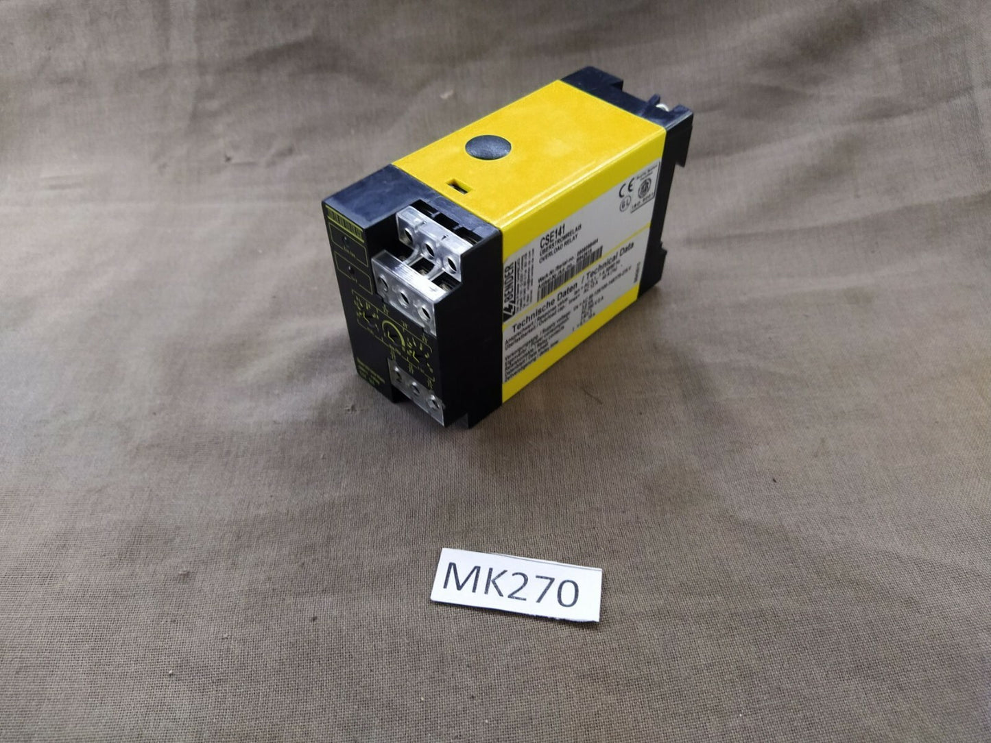 Bender CSE141 Overload Relay B942615 85-275 VAC