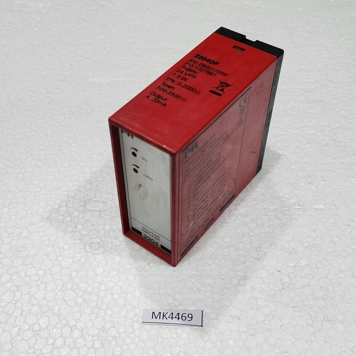 PR ELECTRONICS 2204 ISOLATION AMPLIFIER