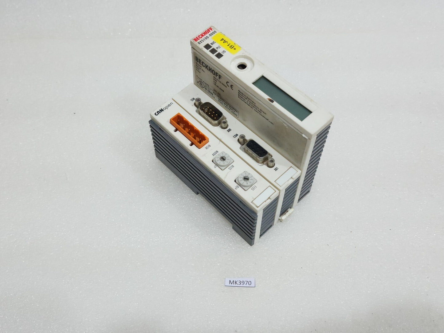 BECKHOFF BX5100-0000 CANOPEN BUS TERMINAL CONTROLLER 24VDC