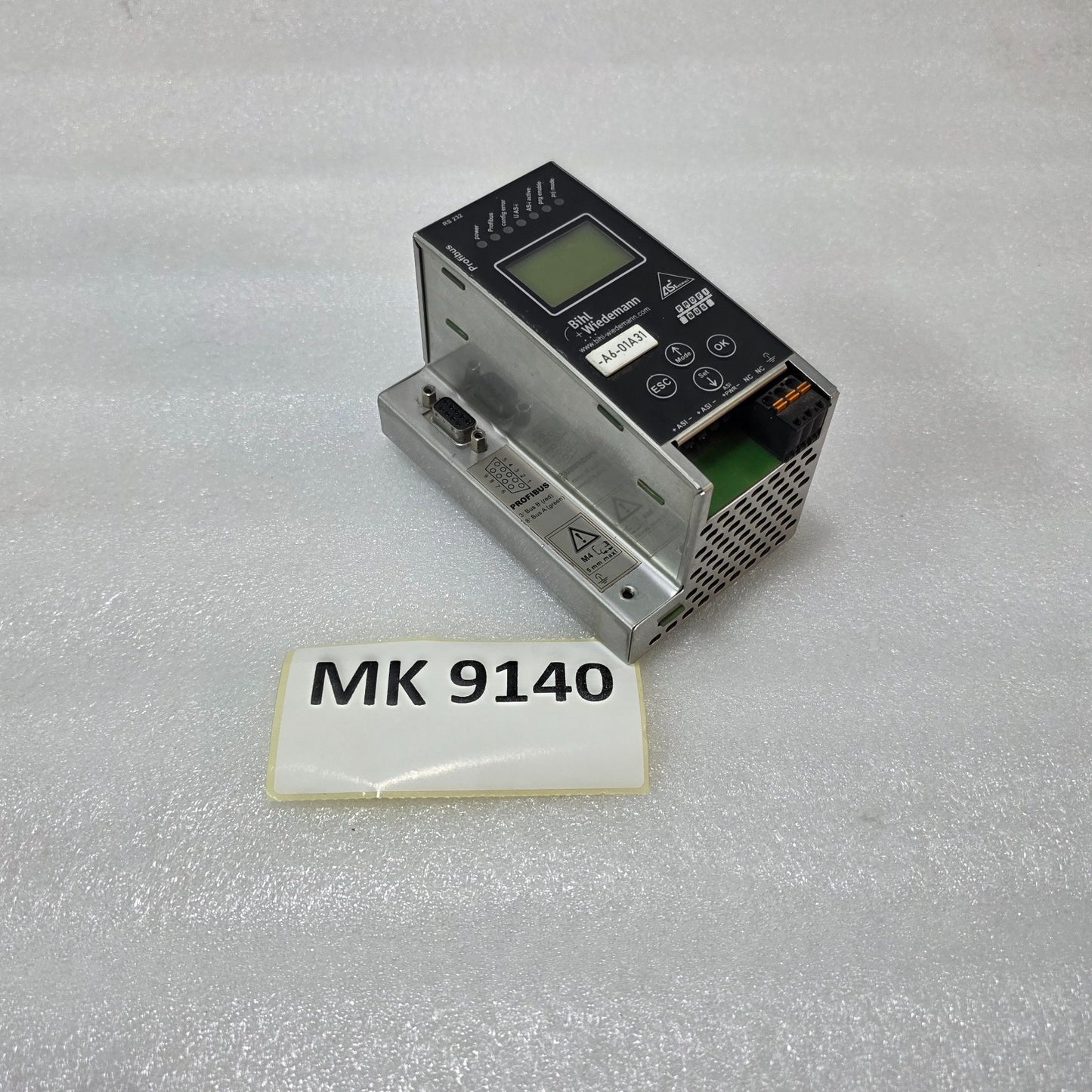 BIHL+WIEDEMANN BWU1886 AS-I 3.0 PROFIBUS GATEWAY | STAINLESS STEEL MASTER MODULE