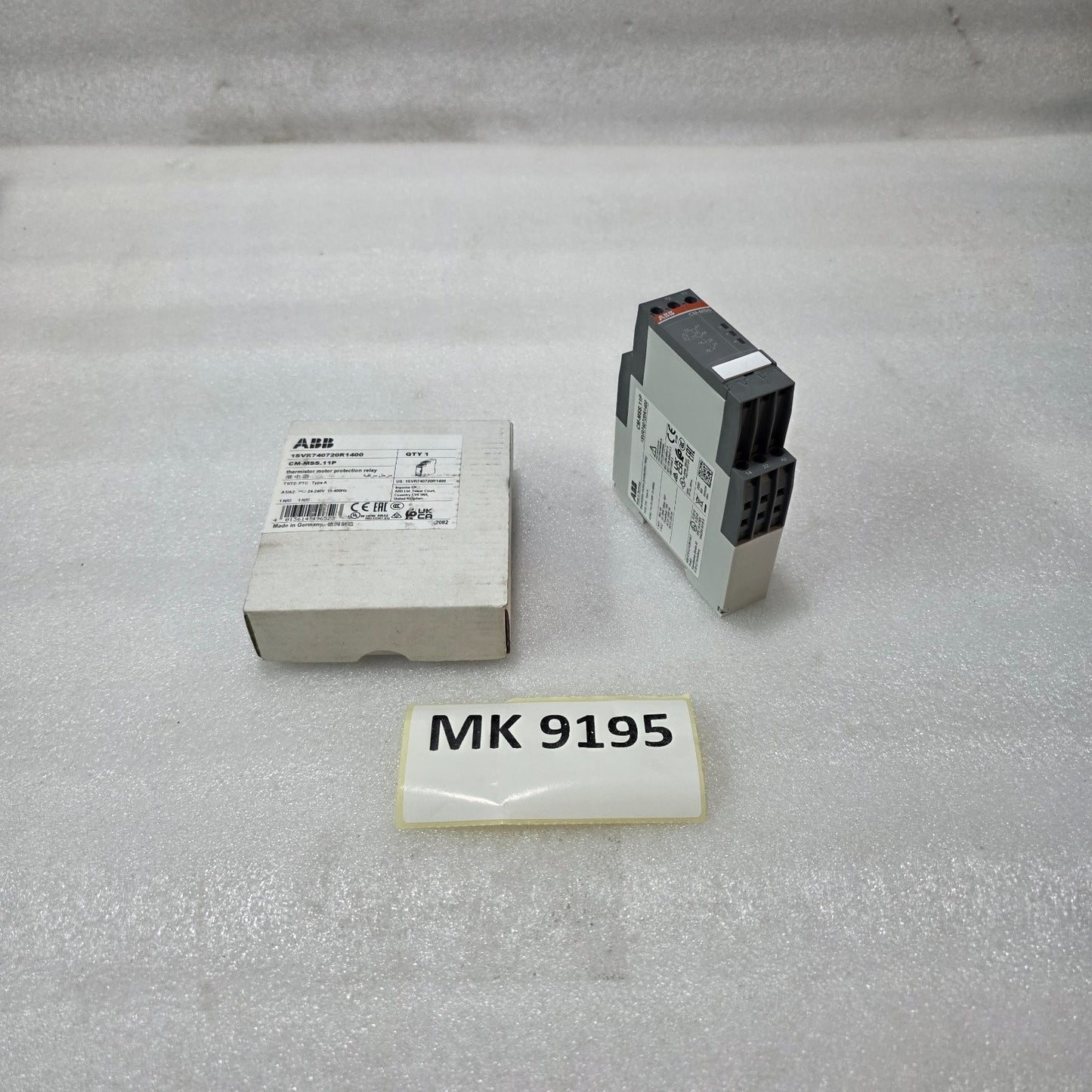 ABB CM-MSS.11P THERMISTOR MOTOR PROTECTION RELAY 1SVR740720R1400 | 24-240V AC/DC