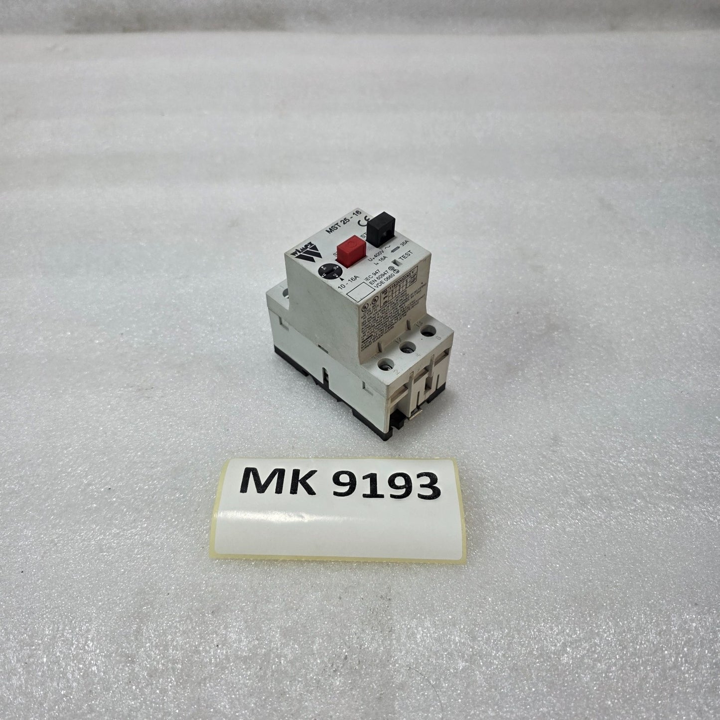 WIMEX MST 25-16 MOTOR STARTER OVERLOAD RELAY 10–16A | 400V AC | IEC 60947 THERMA