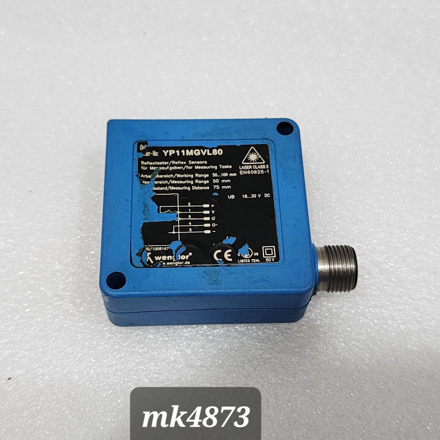 WENGLOR YP11MGVL80 LASER DISTANCE SENSOR HIGH-PRECISION