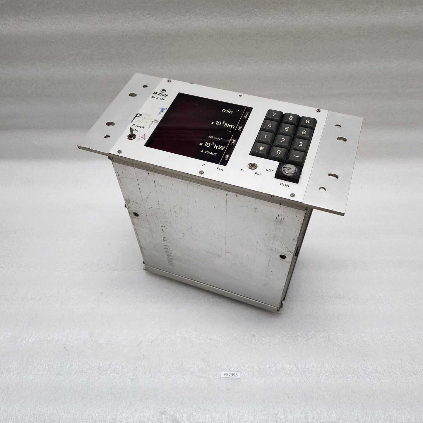 MAIHAK MDS 820 SHAFT SPEED POWER MEASURE METER 107920 115-230V