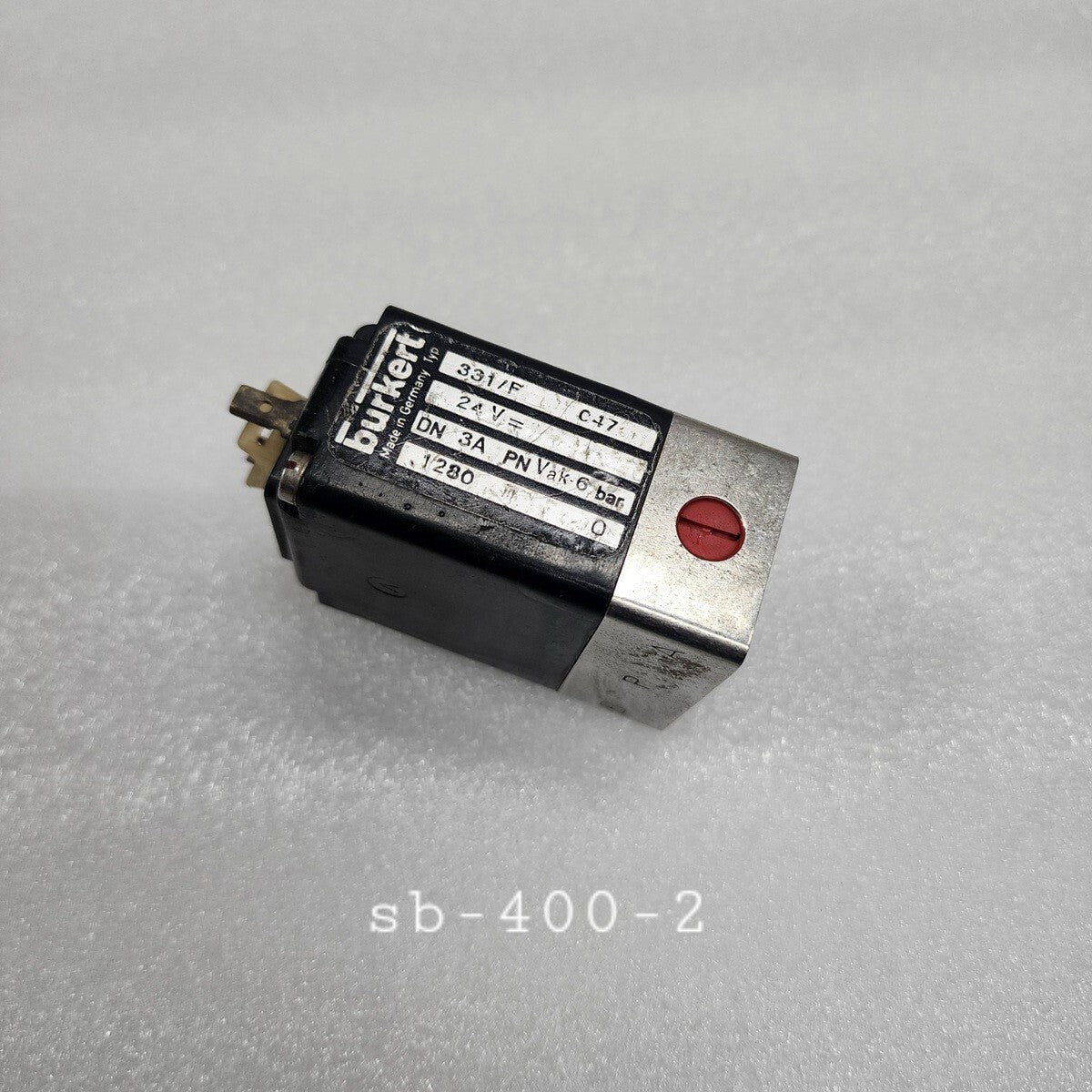 BURKERT 331/F C17 SOLENOID VALVE 24VDC