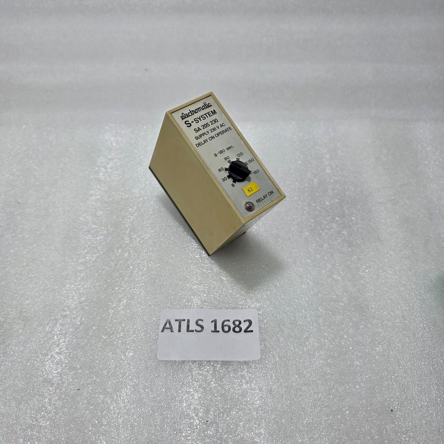 ELECTROMATIC S-SYSTEM SA 205 230 DELAY ON OPERATE TIMER RELAY 230V AC 8–180 SEC