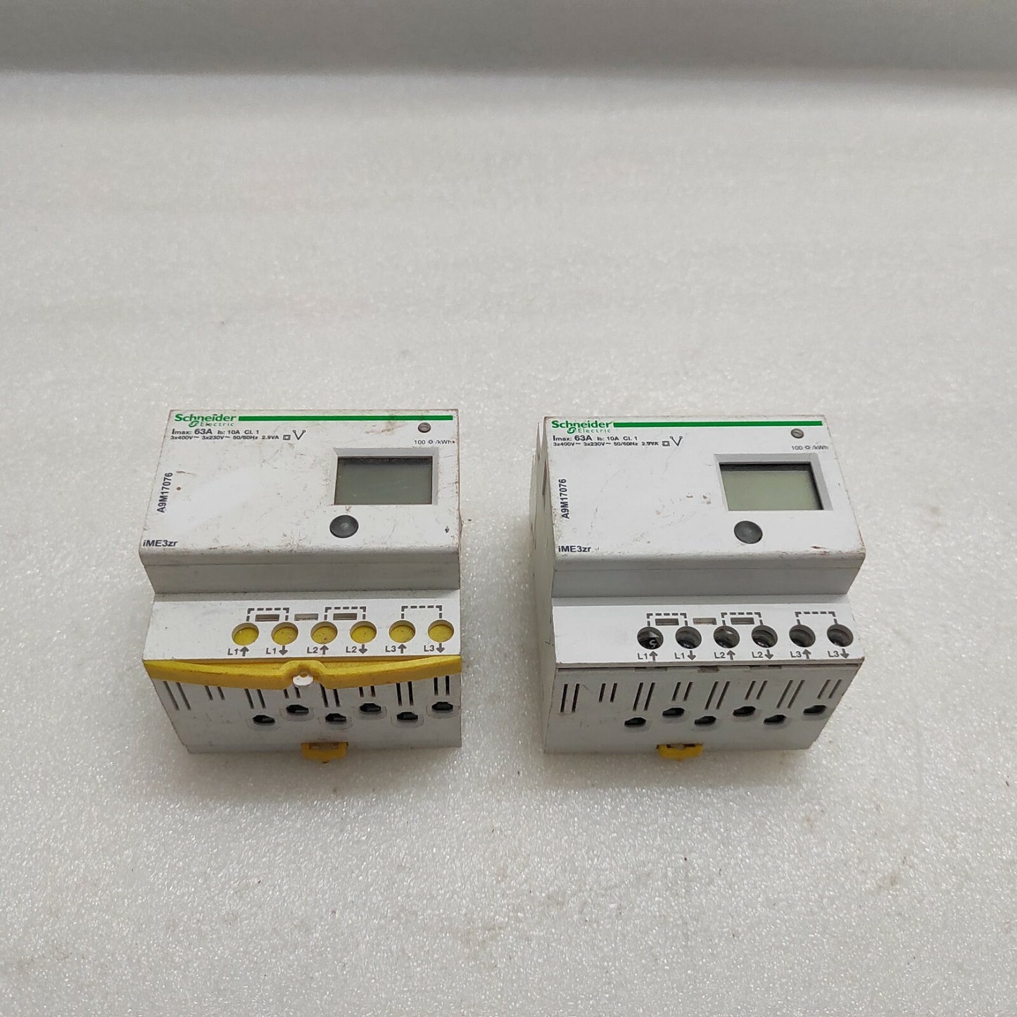 SE A9M17076 3-PH POWER METER IME3ZR 400V 0-63A