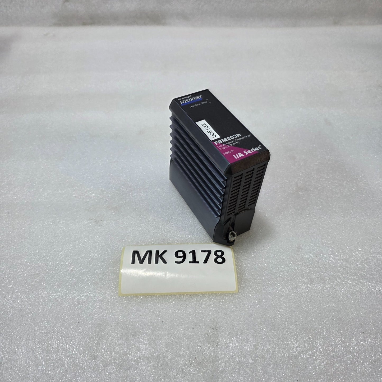 INVENSYS FOXBORO FBM203B P0922UA I/A SERIES RTD INPUT MODULE 8 CHANNEL ISOLATED