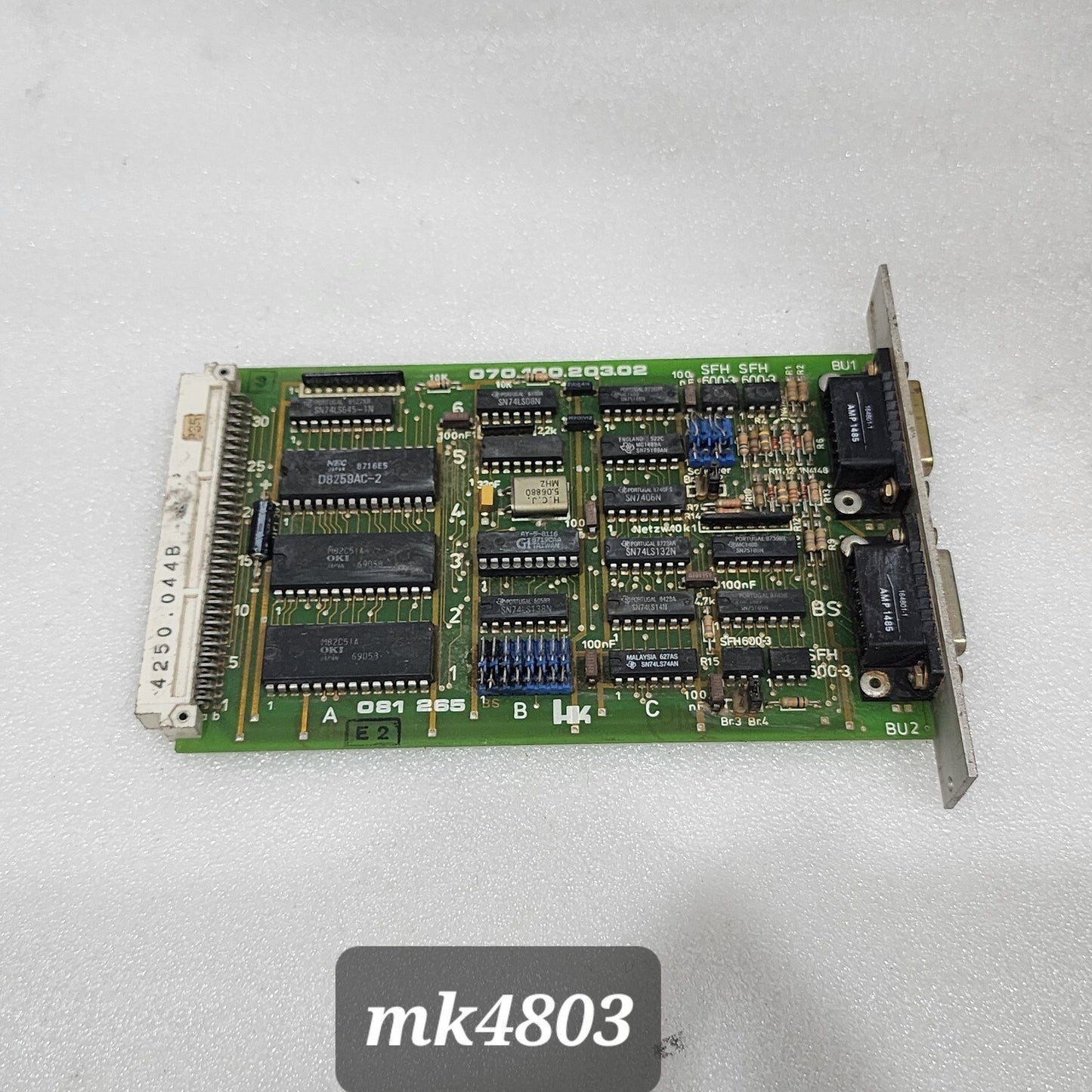 DEMATIC HK SYSTEMS 070.100.203.02 PLC BOARD 2 CHANNEL 081 265