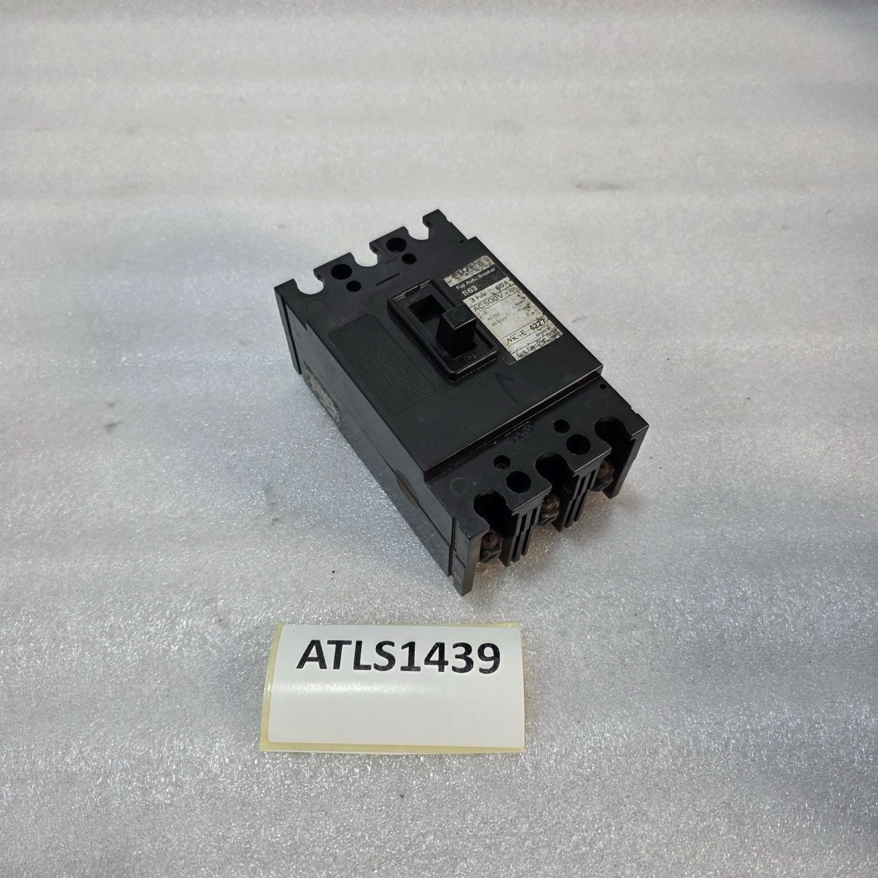 FUJI ELECTRIC S63 3-POLE CIRCUIT BREAKER 60A
