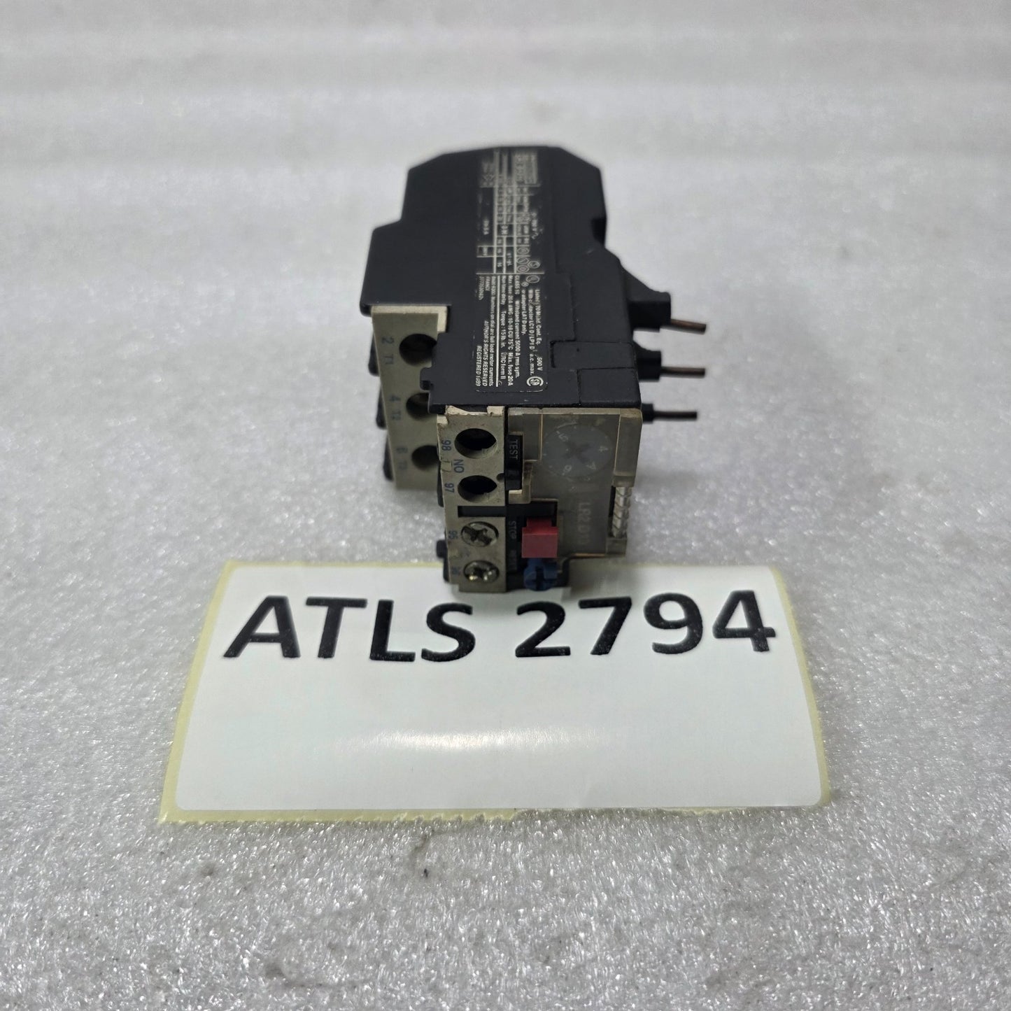 TELEMECANIQUE LR2 D1310 THERMAL OVERLOAD RELAY 4–6A MOTOR PROTECTION RELAY