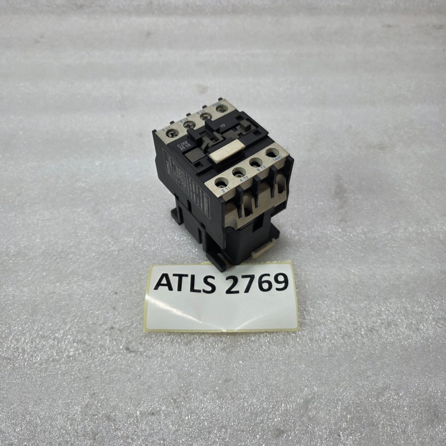 PEOPLE ELECTRIC CJX2-2510 AC CONTACTOR 3-POLE MAIN + 1NO AUX 25A 220V AC