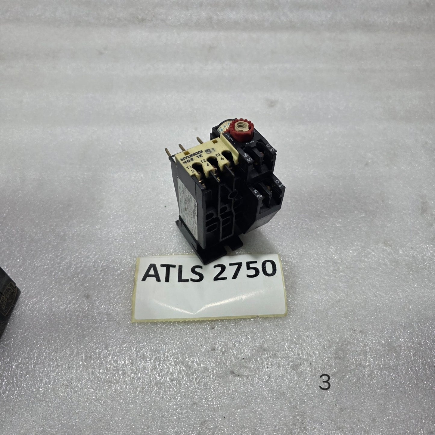 HYUNDAI HOR 1K 3 / HOR 1K3 THERMAL OVERLOAD RELAY 0.5A – 3A 1NO+1NC Up to 660V