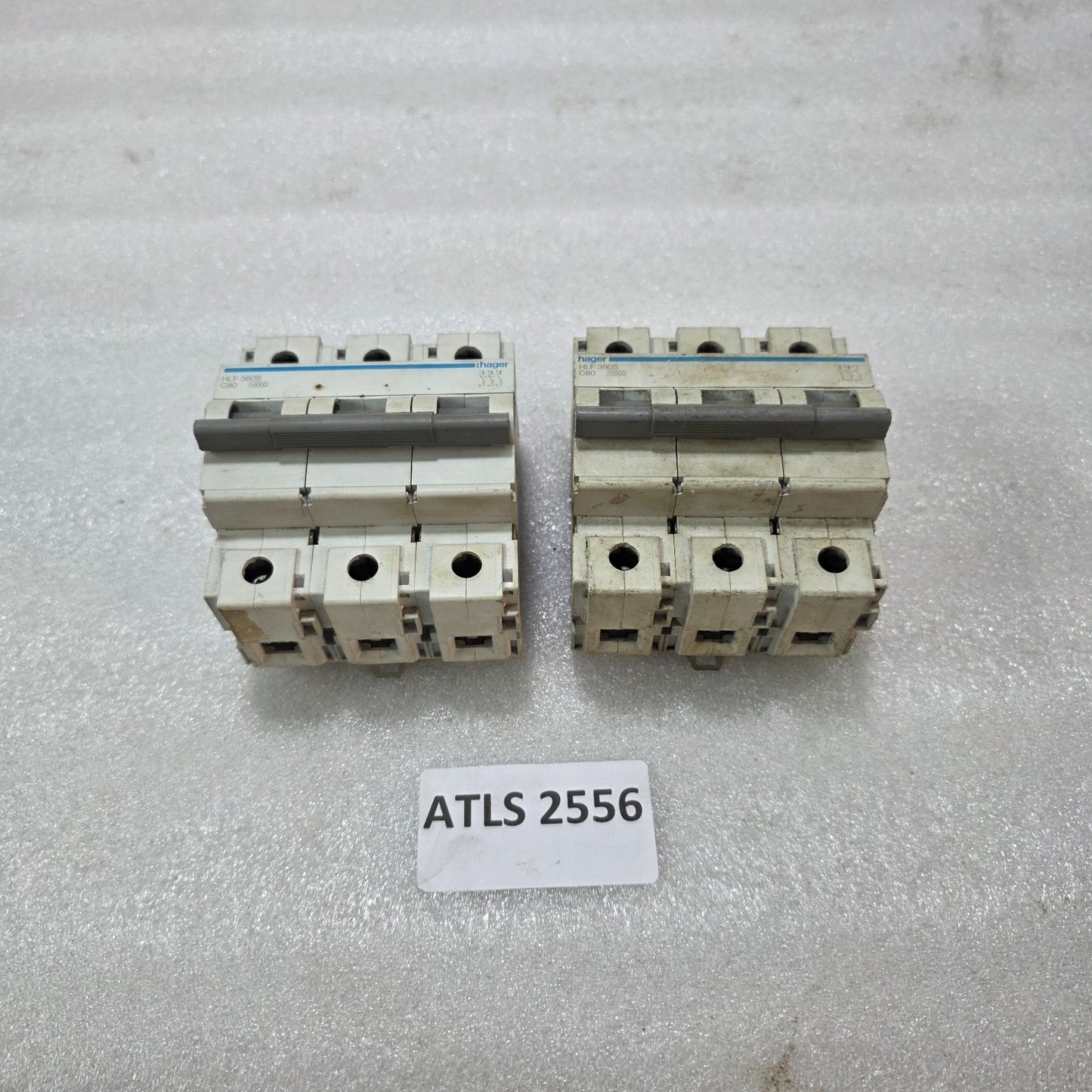 Hager HLF380S 80A 3-Pole Type C MCB Industrial Circuit Breaker