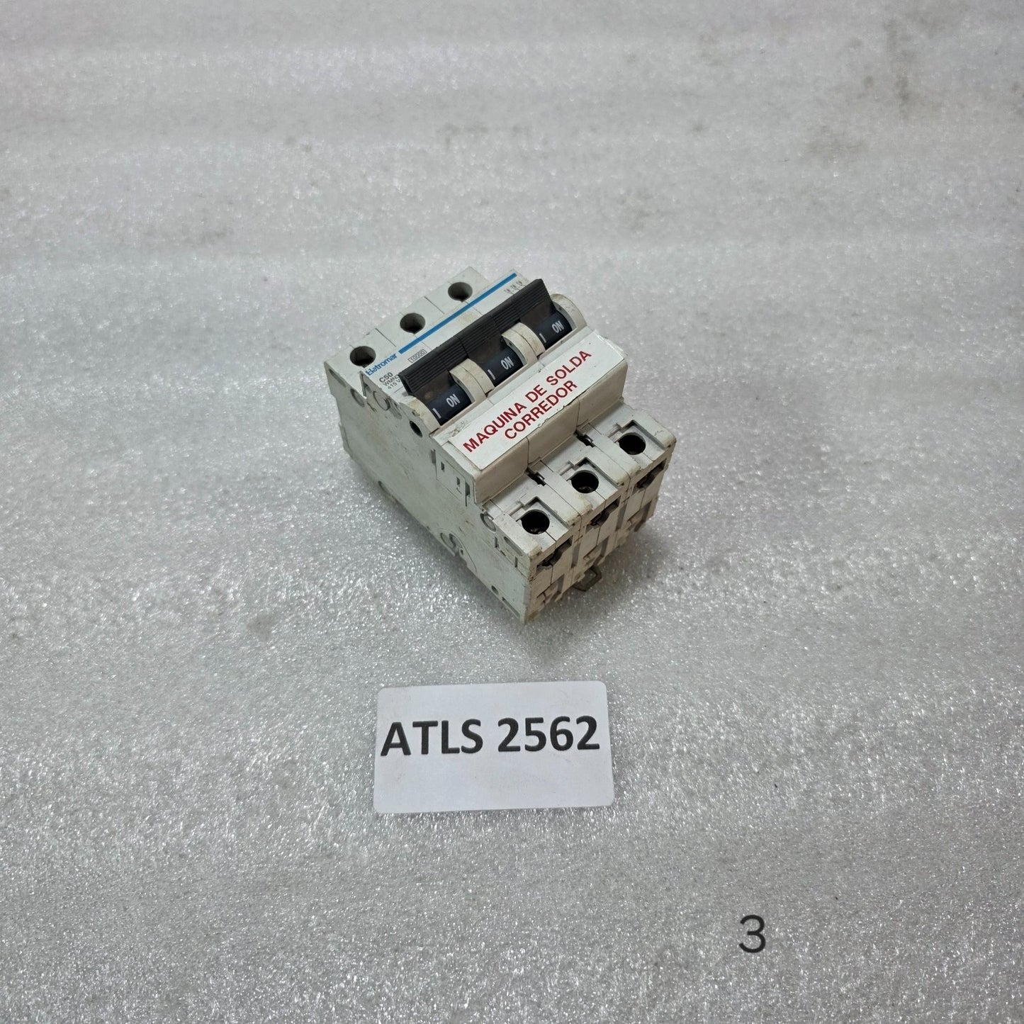 ELETROMAR WMN35062 60A 3-POLE TYPE C MCB 415V 10kA INDUSTRIAL CIRCUIT BREAKER