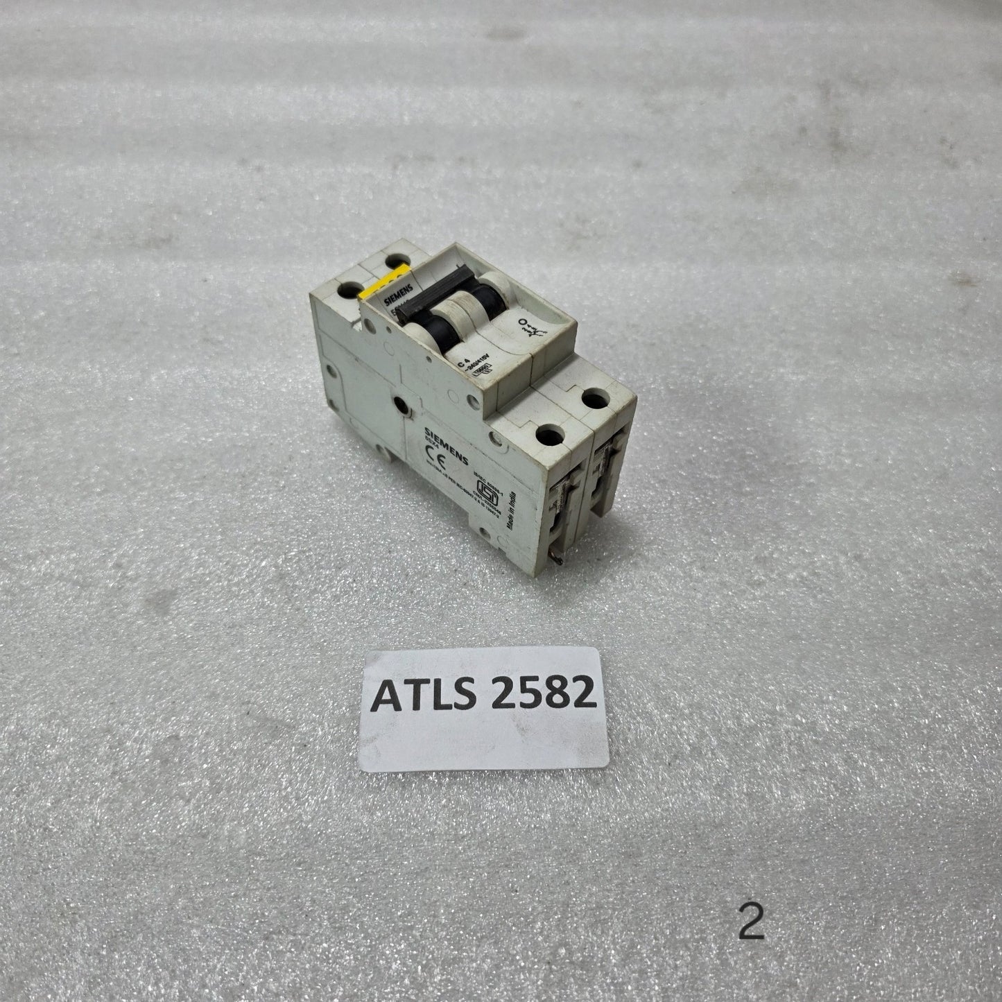 SIEMENS 5SX42 4A 2-POLE TYPE C MCB 240V 415V 10kA INDUSTRIAL CIRCUIT BREAKER
