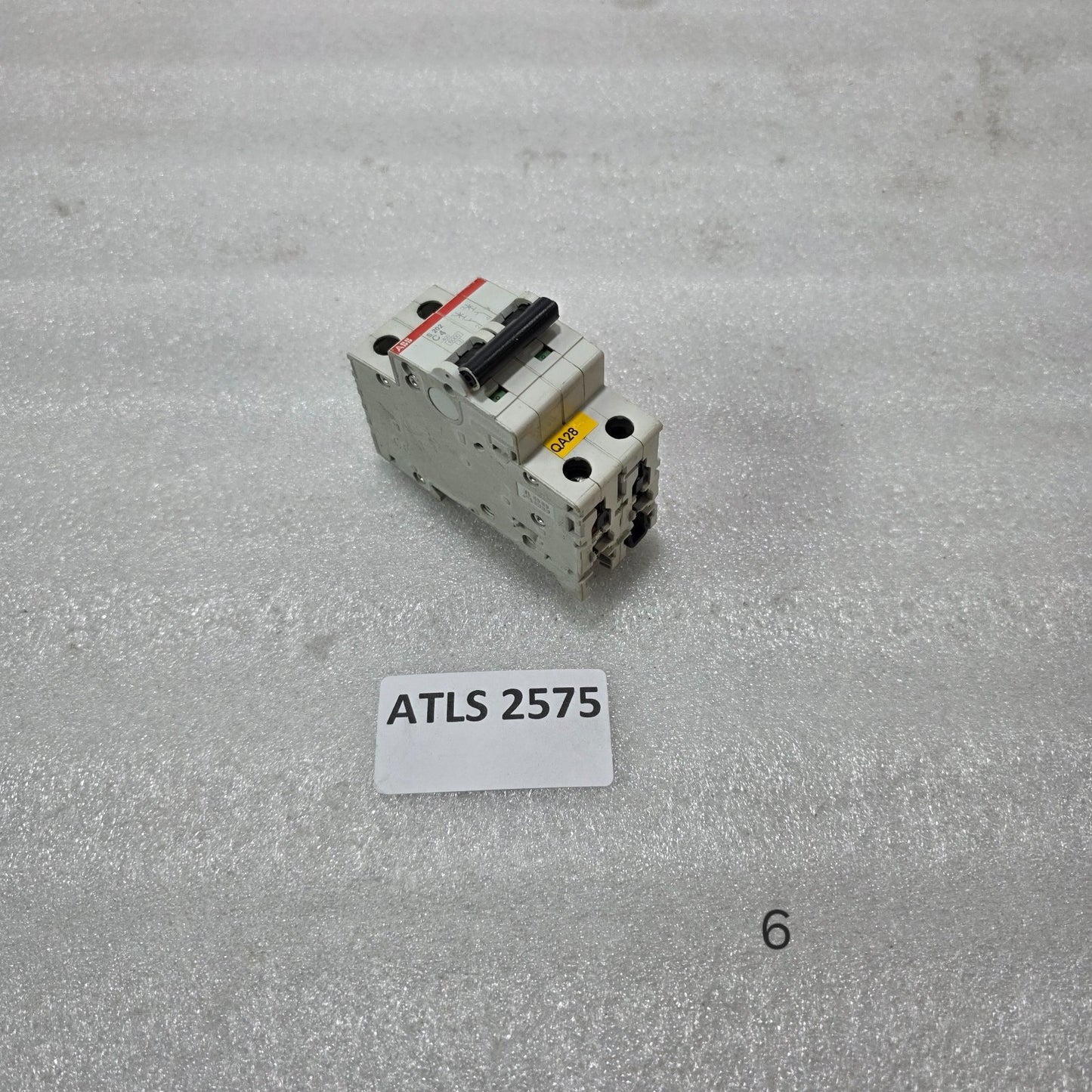 ABB S202-C4 4A 2-POLE TYPE C MCB 400V 6kA INDUSTRIAL CIRCUIT BREAKER