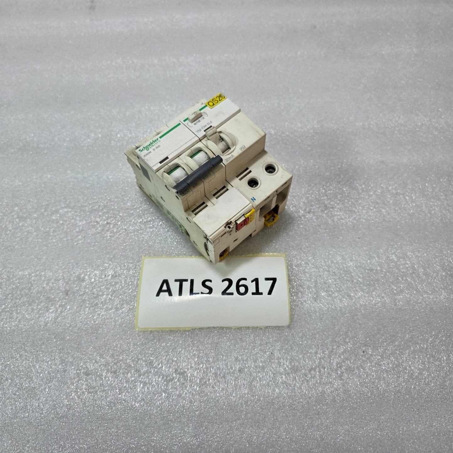 S ELECTRIC IC65N D20A 2P MCB WITH VIGI IC65 ELE 30MA RCD ADD-ON COMBINED UNIT
