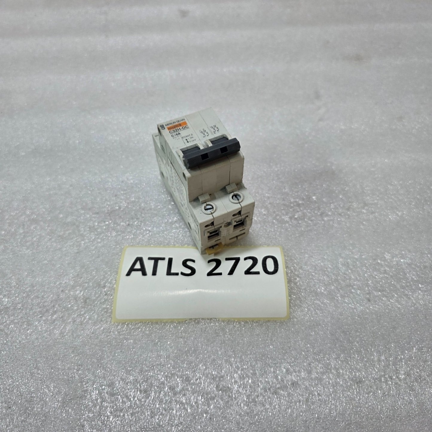 MERLIN GERIN MULTI9 C32H-DC 2P 16A CURVE C 250V DC MCB CIRCUIT BREAKER