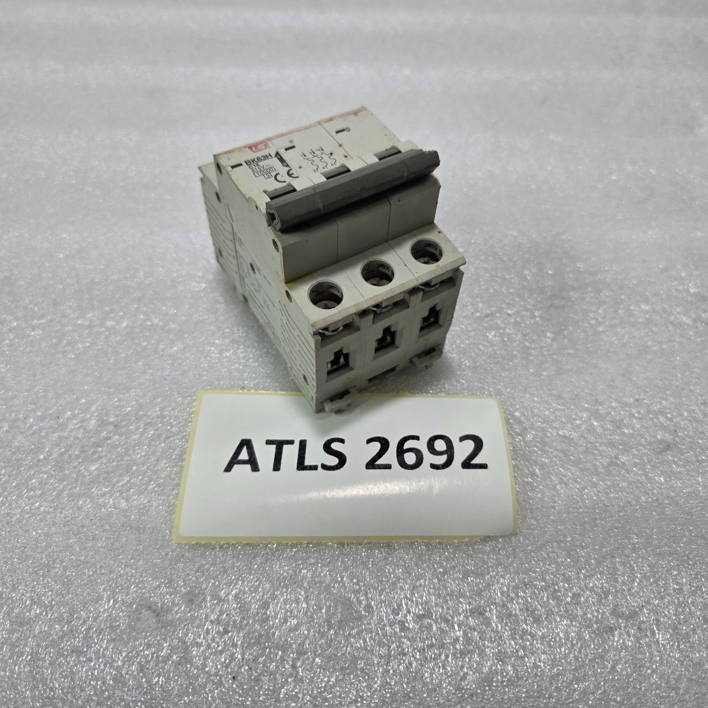 LS ELECTRIC BK63H C16 3P 16A TYPE C 415V 10KA MCB MINIATURE CIRCUIT BREAKER