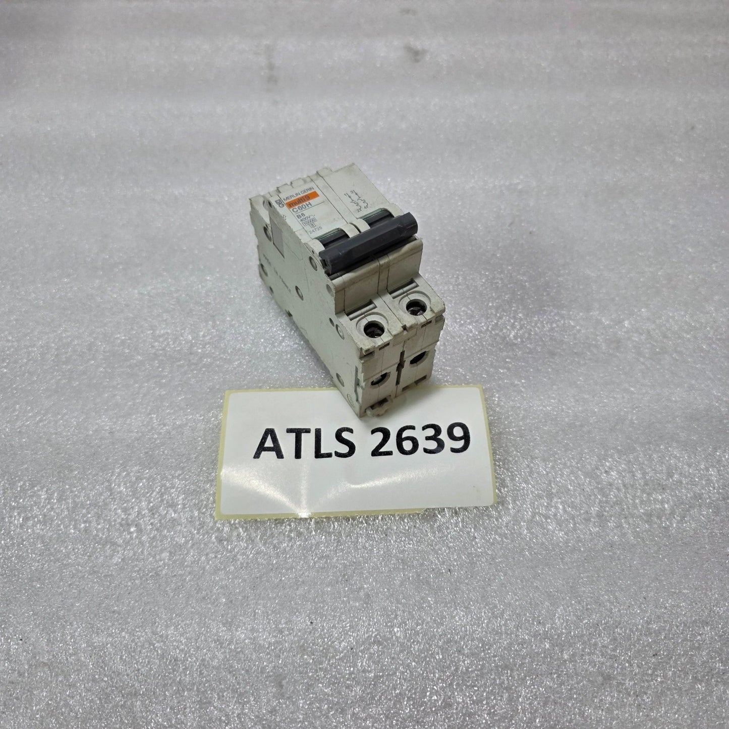 MERLIN GERIN MULTI9 C60H B6 2P DOUBLE POLE 6A MINIATURE CIRCUIT BREAKER MCB 400V