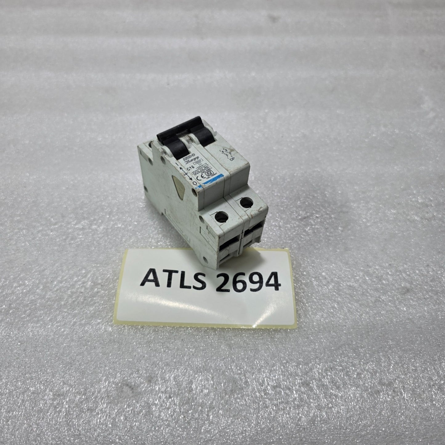 INDO KOPP GOLDLINE C16 2P 16A TYPE C 240/415V 10KA MCB MINIATURE CIRCUIT BREAKER