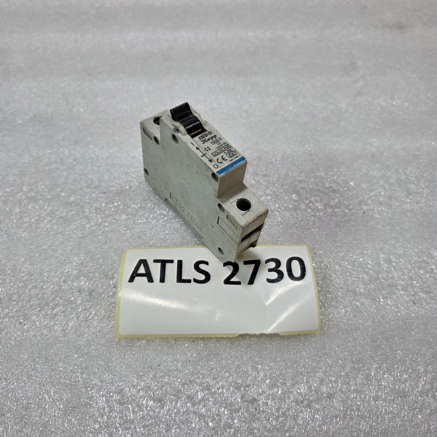 INDO KOPP GOLDLINE 1P 2A CURVE C 240/415V 10KA MCB CIRCUIT BREAKER