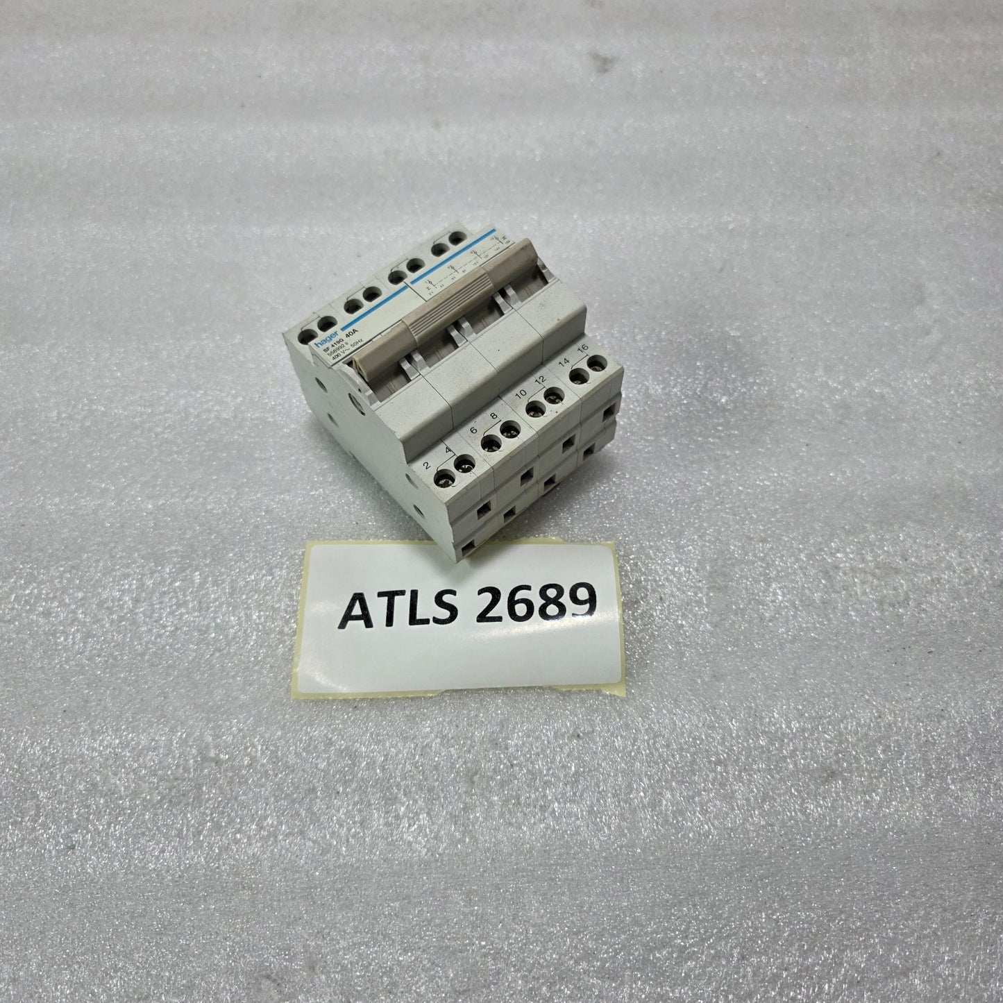 HAGER SF419G 8P 40A 400V 50HZ MODULAR SWITCH DISCONNECTOR ISOLATOR