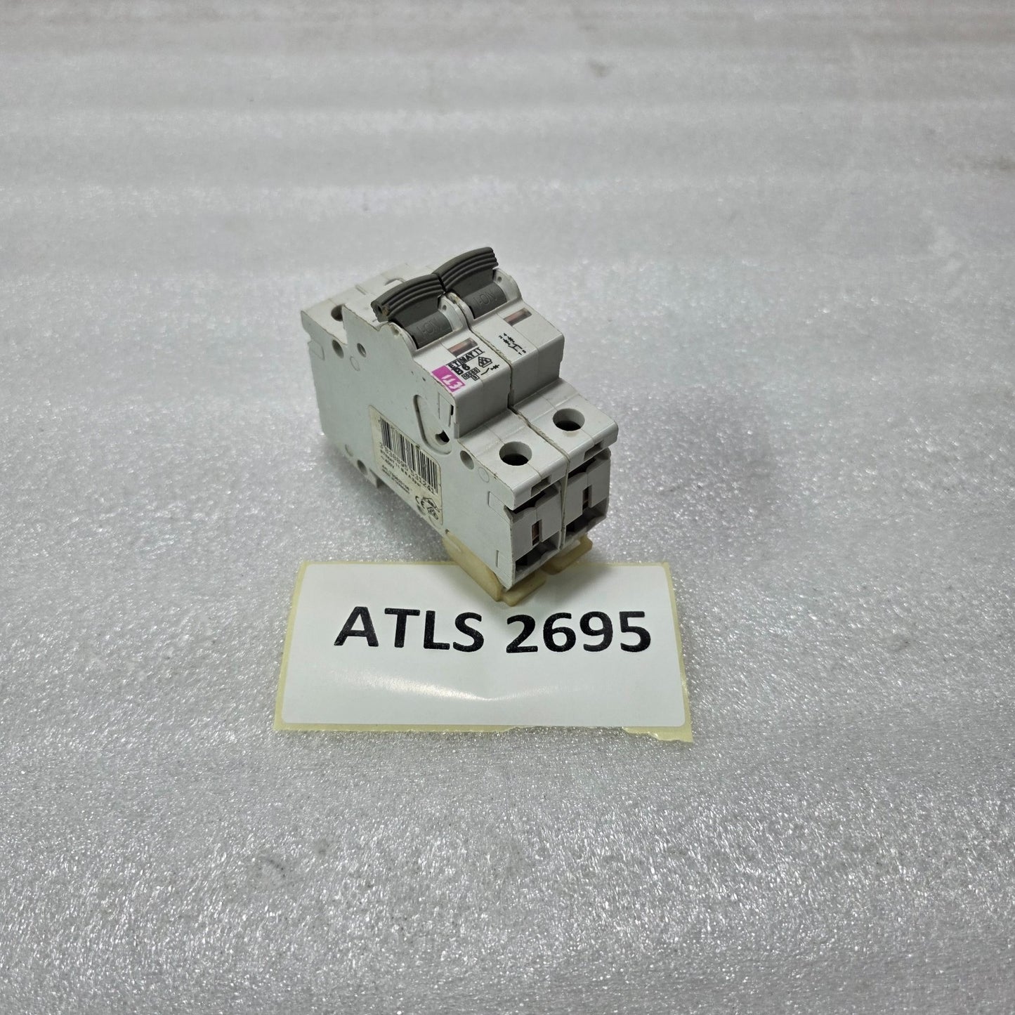 ETI ETIMAT 11 B6 2P 6A TYPE B 400V 10KA MCB MINIATURE CIRCUIT BREAKER