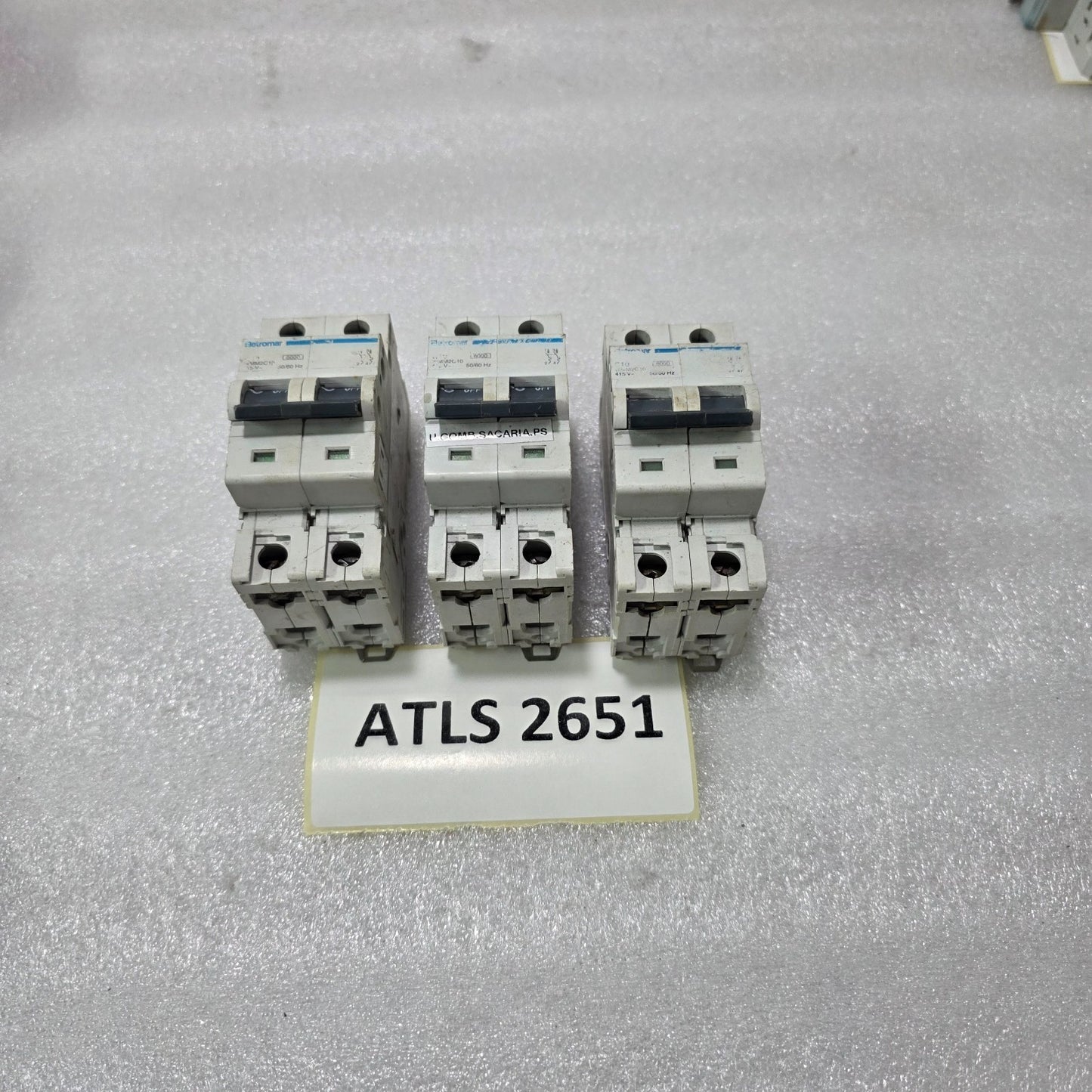 ELETROMAR WMN2C10 2P 10A TYPE C 6KA MINIATURE CIRCUIT BREAKER