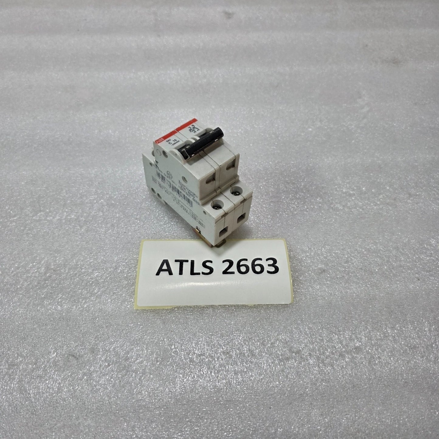 ABB S62 C16 2P 16A TYPE C 230/400V 6KA MCB MINIATURE CIRCUIT BREAKER