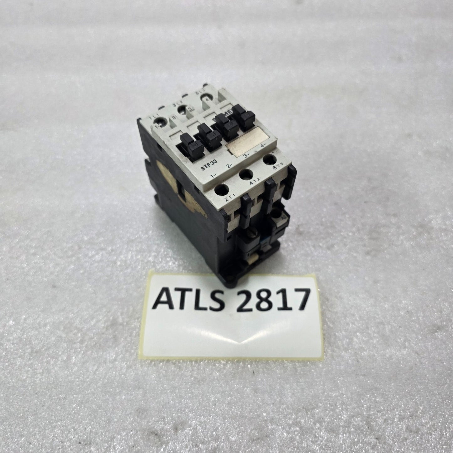 SIEMENS 3TF33 3 POLE AC CONTACTOR COIL 220VAC 50HZ / 264VAC 60HZ