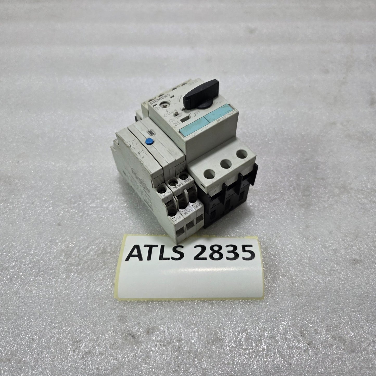 SIEMENS 3RV1021-4AA15 MOTOR PROTECTION CIRCUIT BREAKER 11-16A 3 POLE CLASS 10 WI