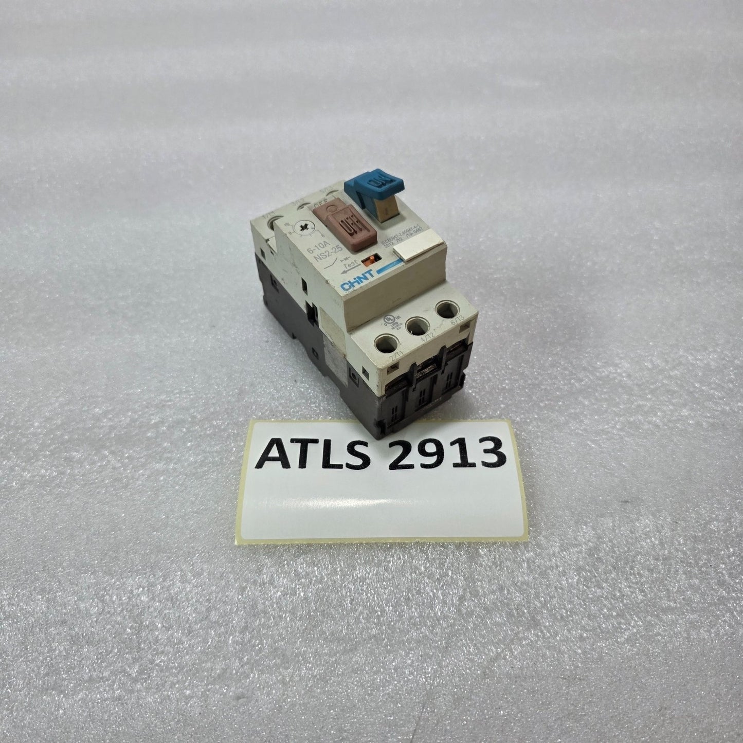 CHINT NS2-25 MOTOR PROTECTIVE CIRCUIT BREAKER 6-10A IEC60947 MANUAL MOTOR STARTE