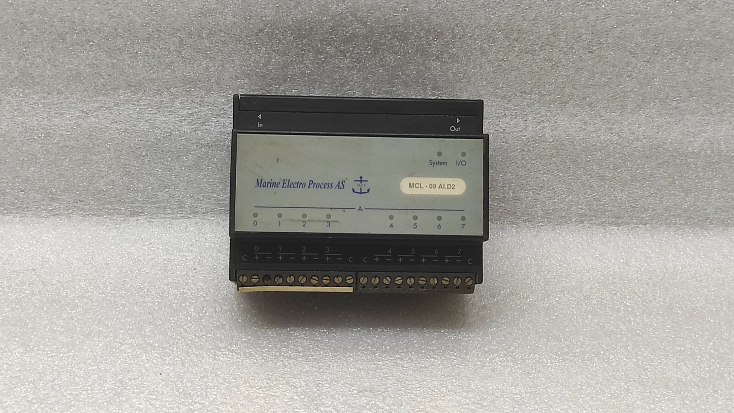 MARINE ELECTRO PROCESS MCL-08AI.D2 8-CH I/O MODULE