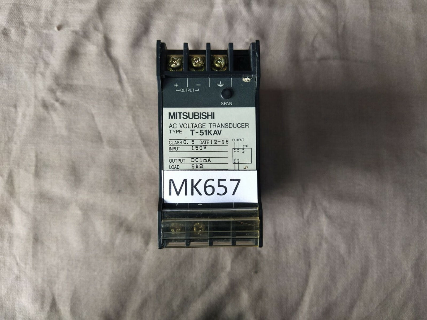 Mitsubishi T-51KAV AC Voltage Transducer T-51K AV