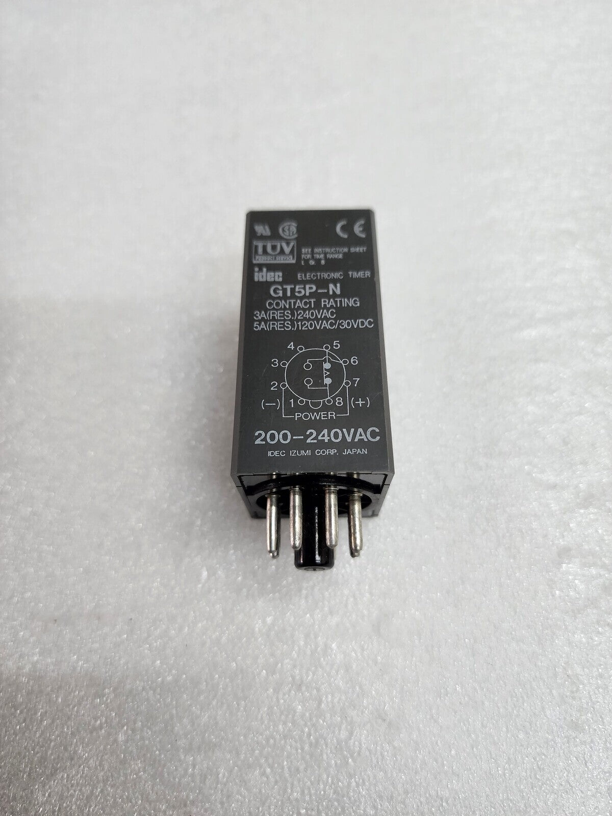 IDEC GT5P-N ELECTRONIC TIMER 200-240VAC 0-60SEC