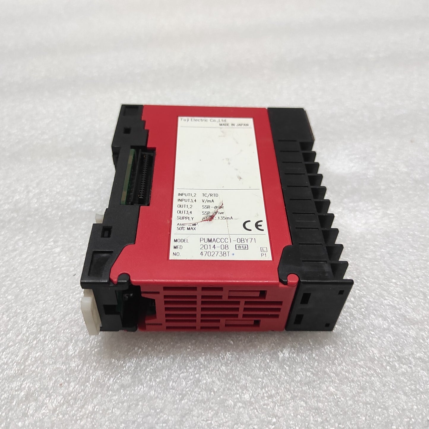 FUJI ELECTRIC PUMACCC1-0BY71 TEMPERATURE CONTROLLER